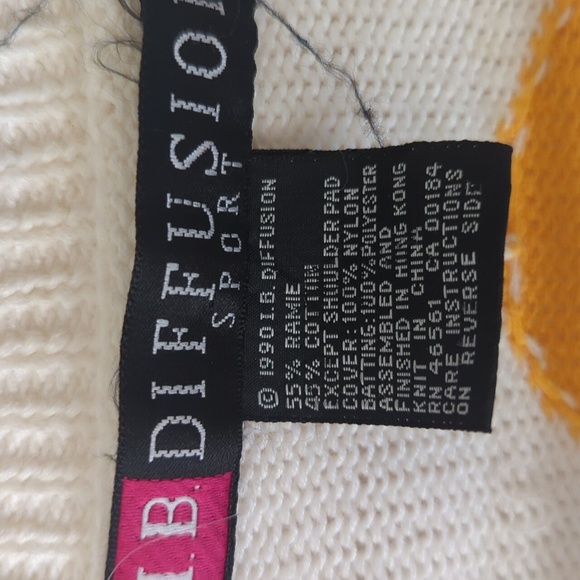 Vintage embroidered cable knit Cardigan tennis sweater 90s - Picture 8 of 9